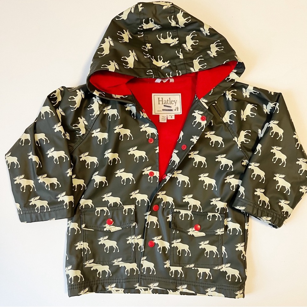 Hatley  Moose Print Raincoat